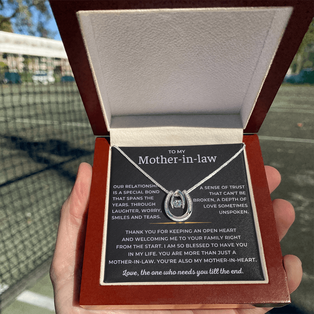 To My Mother-in-law - You're Also My Mother-in-heart - Lucky In Love Necklace