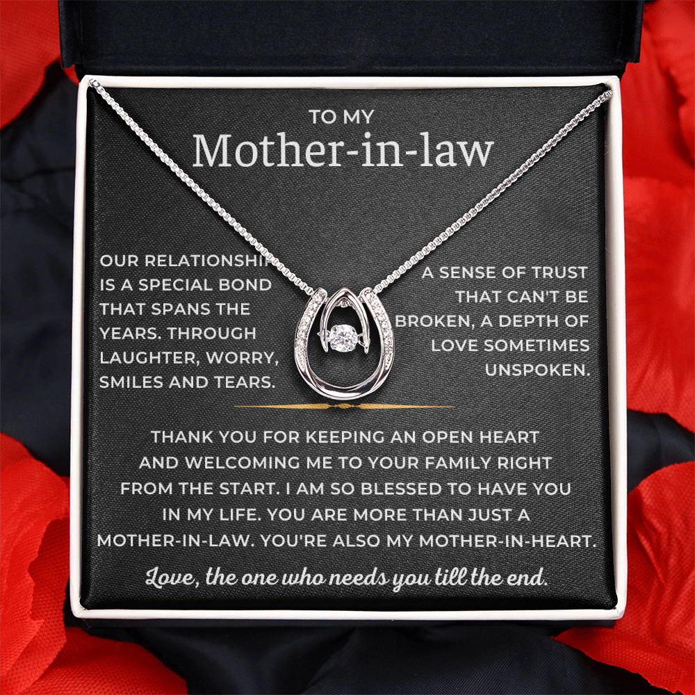 To My Mother-in-law - You're Also My Mother-in-heart - Lucky In Love Necklace