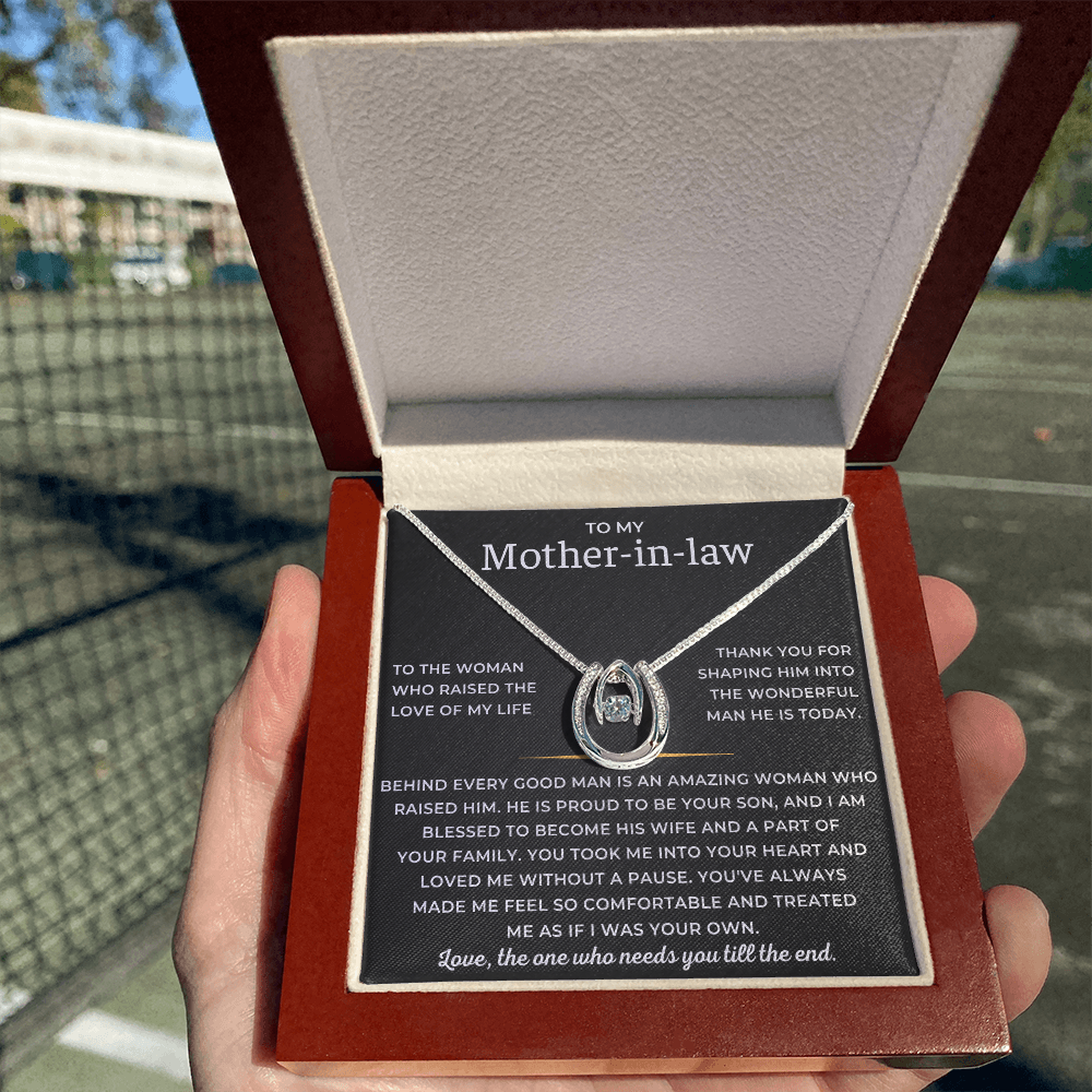 To My Mother-in-law - Love, The One Who Needs You Till The End - Lucky In Love Necklace