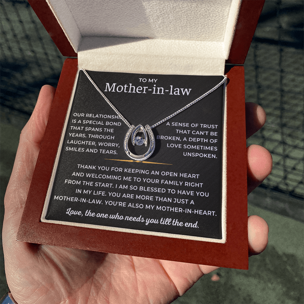 To My Mother-in-law - You're Also My Mother-in-heart - Lucky In Love Necklace