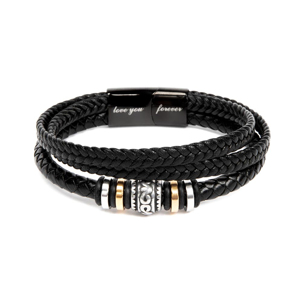 To My Man - Love, The One Who Needs You Till The End - Love You Forever Bracelet